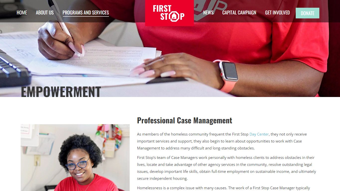 Professional Case Management - First Stop, Inc.